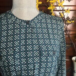 BR Factory Geometric Shirt Dress Size 6